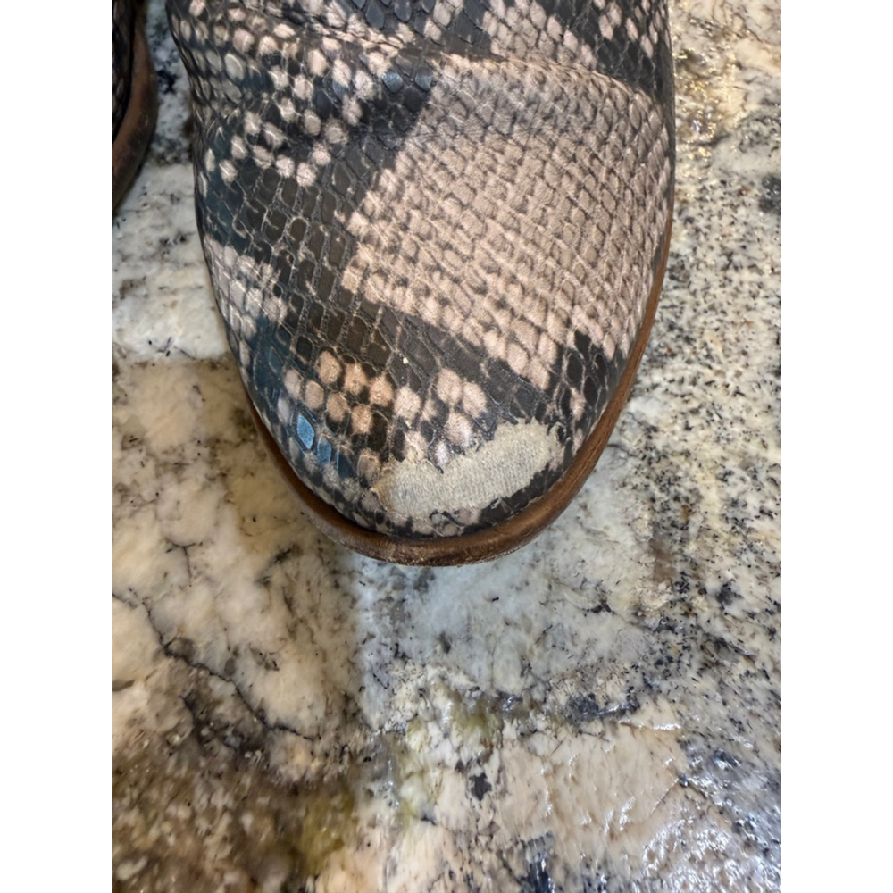 Women's Dolce Vita Snake Print Ankle Boots - Picture 5 of 5